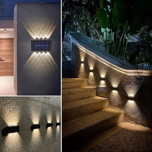 Aplique Solar de pared para exterior