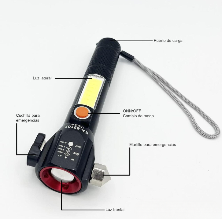 Linterna Táctica LED