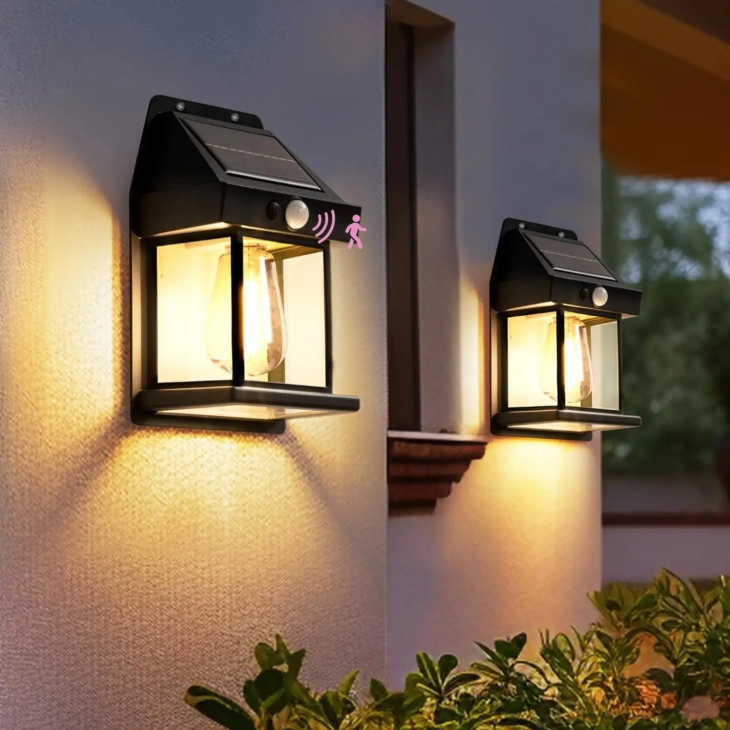 APLIQUE PARED LED SOLAR