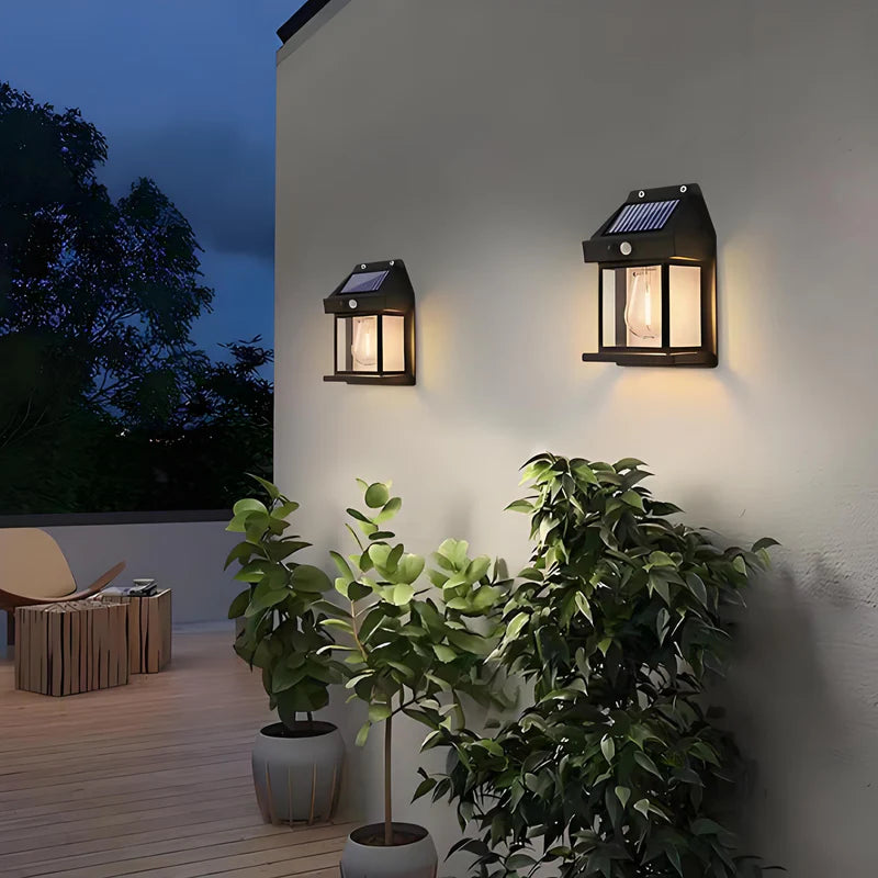 APLIQUE PARED LED SOLAR
