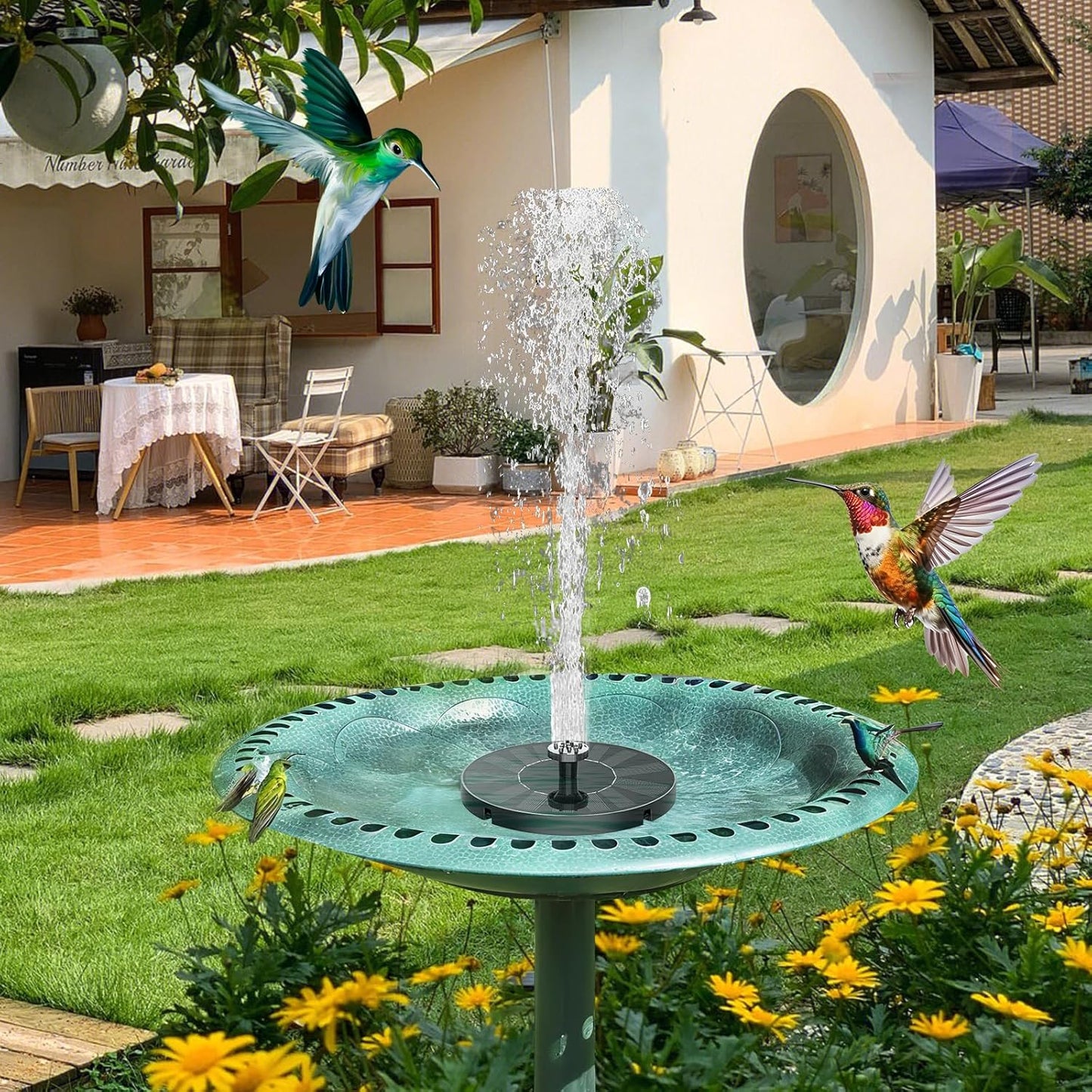 Fuente Solar Decorativa para Jardín