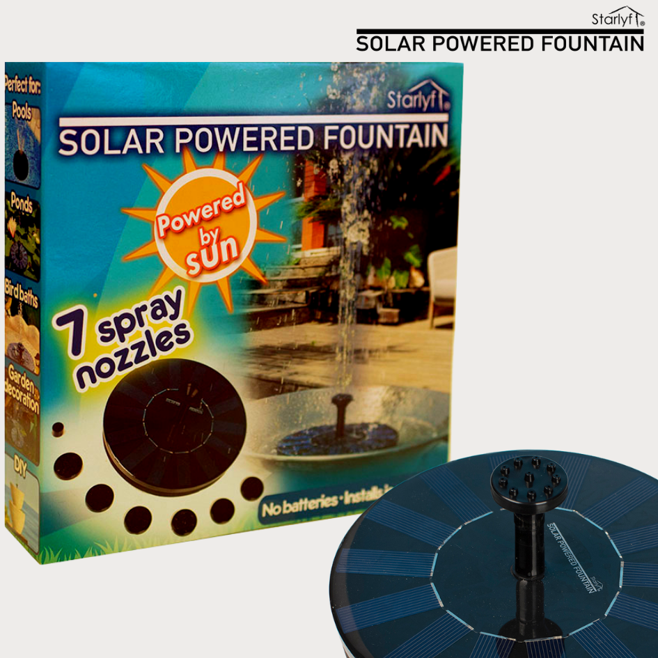 Fuente Solar Decorativa para Jardín