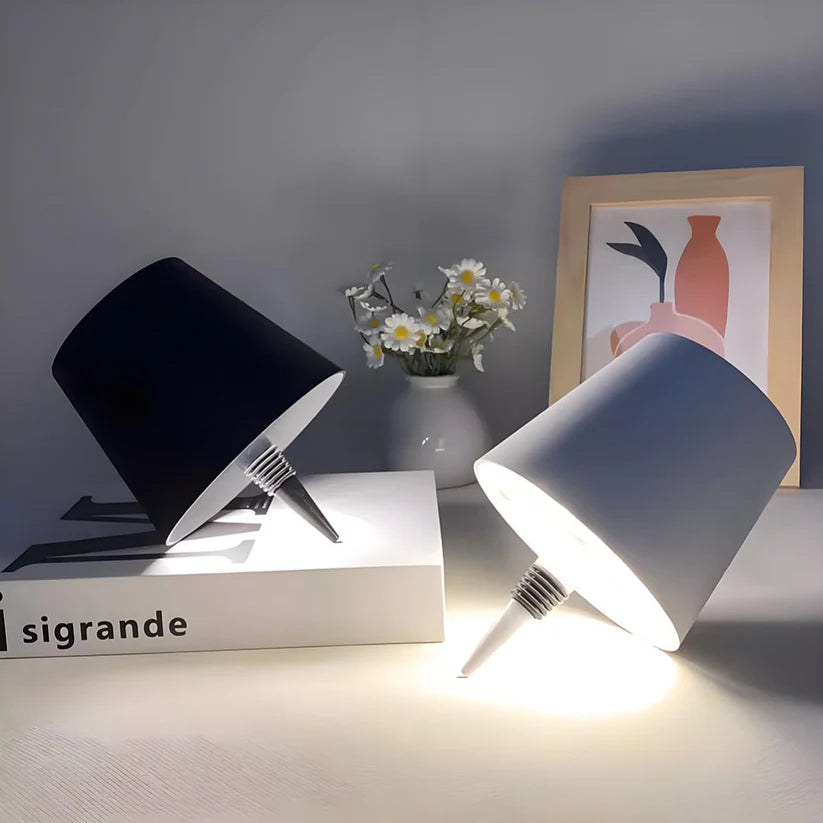 Lámpara LED de Botella Inalámbrica para dar calidez a cualquier espacio