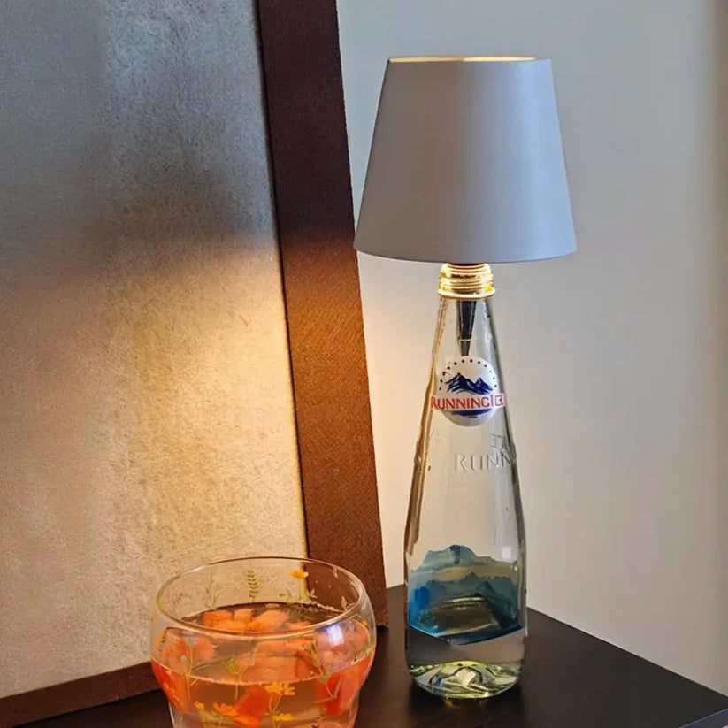 Lámpara LED de Botella Inalámbrica para dar calidez a cualquier espacio