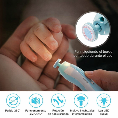 Lima eléctrica para bebé segura y silenciosa