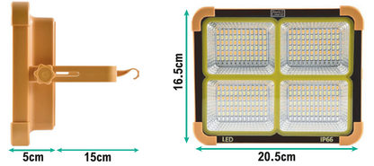 FOCO LED SOLAR 100W