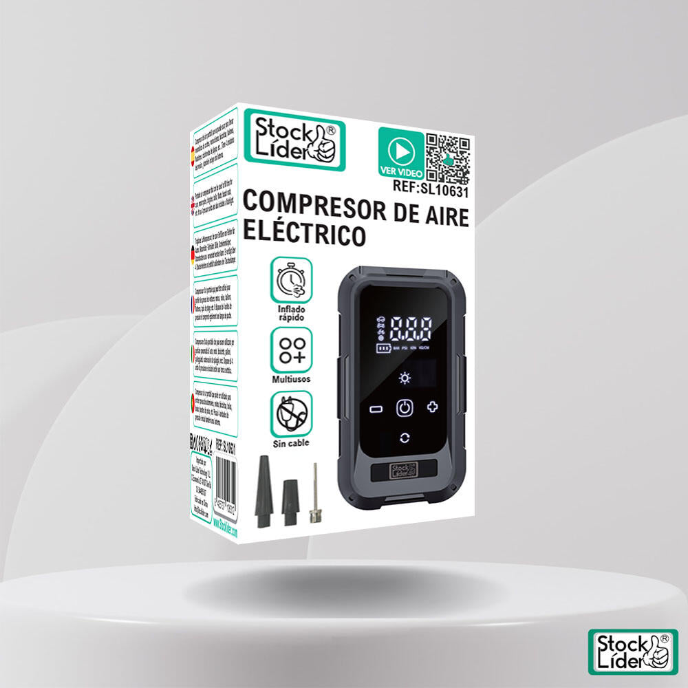 Inflador Digital Portátil 2 en 1