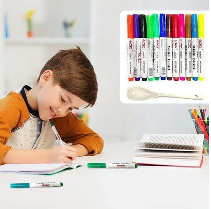 Rotuladores Mágicos de Agua 12 Colores+Cuchara Cerámica