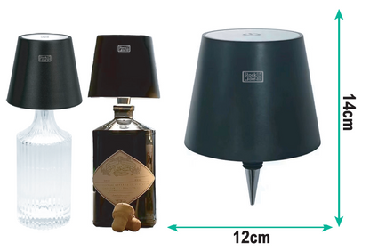 Lámpara LED de Botella Inalámbrica para dar calidez a cualquier espacio